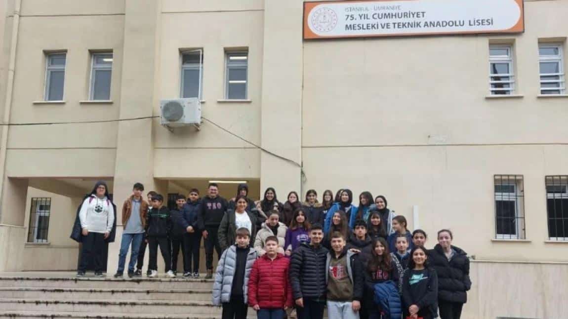 75. Yıl Cumhuriyet Mesleki ve Teknik Anadolu Lisesini ziyaret ettik.